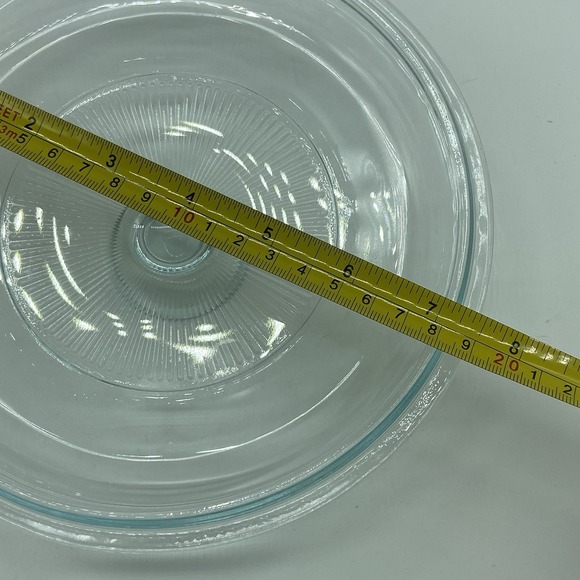 Pyrex G5C Corningware Ribs Ribbed Replacement Lid Only 7.5"  Glass Blue‎ Tint - Picture 5 of 9